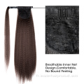 Kinky Straight Wrap Around Hairpiece Queues de cheval synthétiques